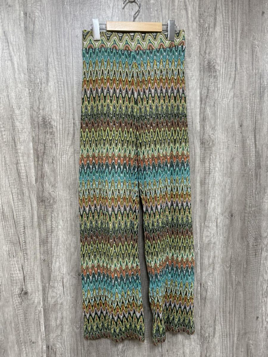 JEANASIS ジーナシス ラメ エスニック風 イージー パンツ sizeF/マルチカラー ◇■ レディース拍卖