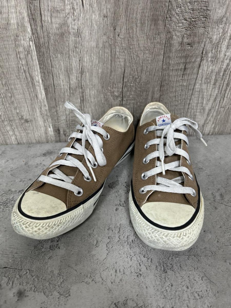 CONVERSE コンバース ALLSTAR 定番 ローカット スニーカー size23/茶 ■■ レディース拍卖