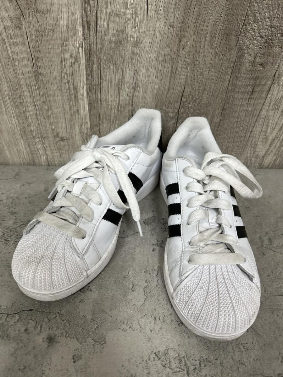 アディダス SUPERSTAR II_スーパースター2 スニーカー size23.5/白x黒 ■■ メンズ拍卖