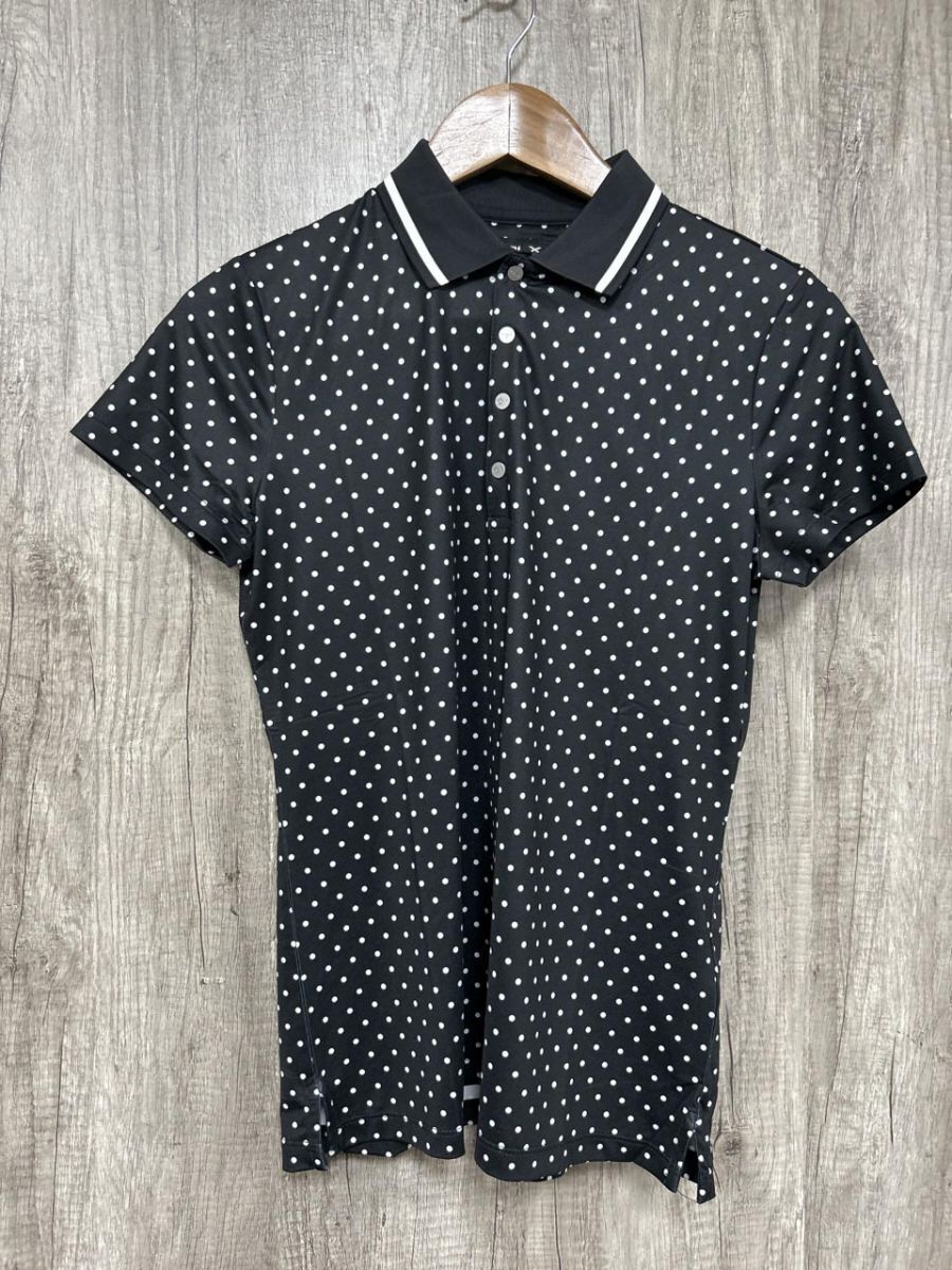 ネコポスOK RLX アールエルエックス ラルフローレン ドット GOLF ポロシャツ sizeS/白 ■◆ レディース拍卖