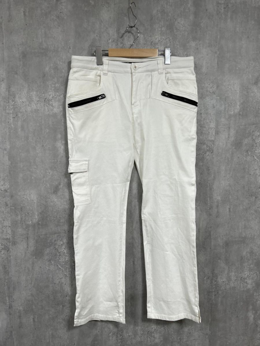 COMON GOLF コモンゴルフ スーパーストレッチ スタイルアップ スリム ゴルフ パンツ スキニー パンツ sizeXL/白 ■■ メンズ メンズ拍卖