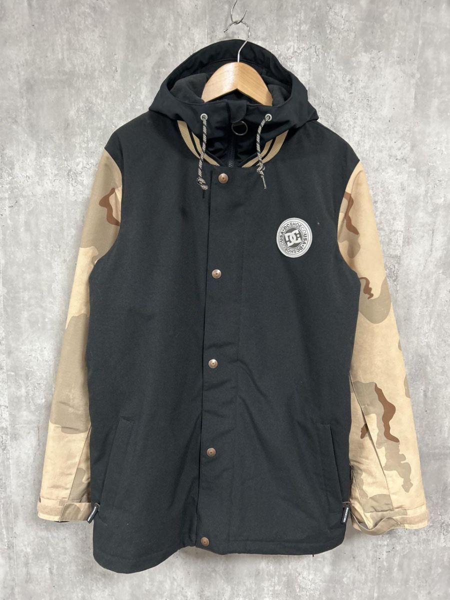 DC SHOES ディーシーシューズ スノーウェア ジャケット sizeM/黒xベージュ ◆■◎ メンズ メンズ拍卖