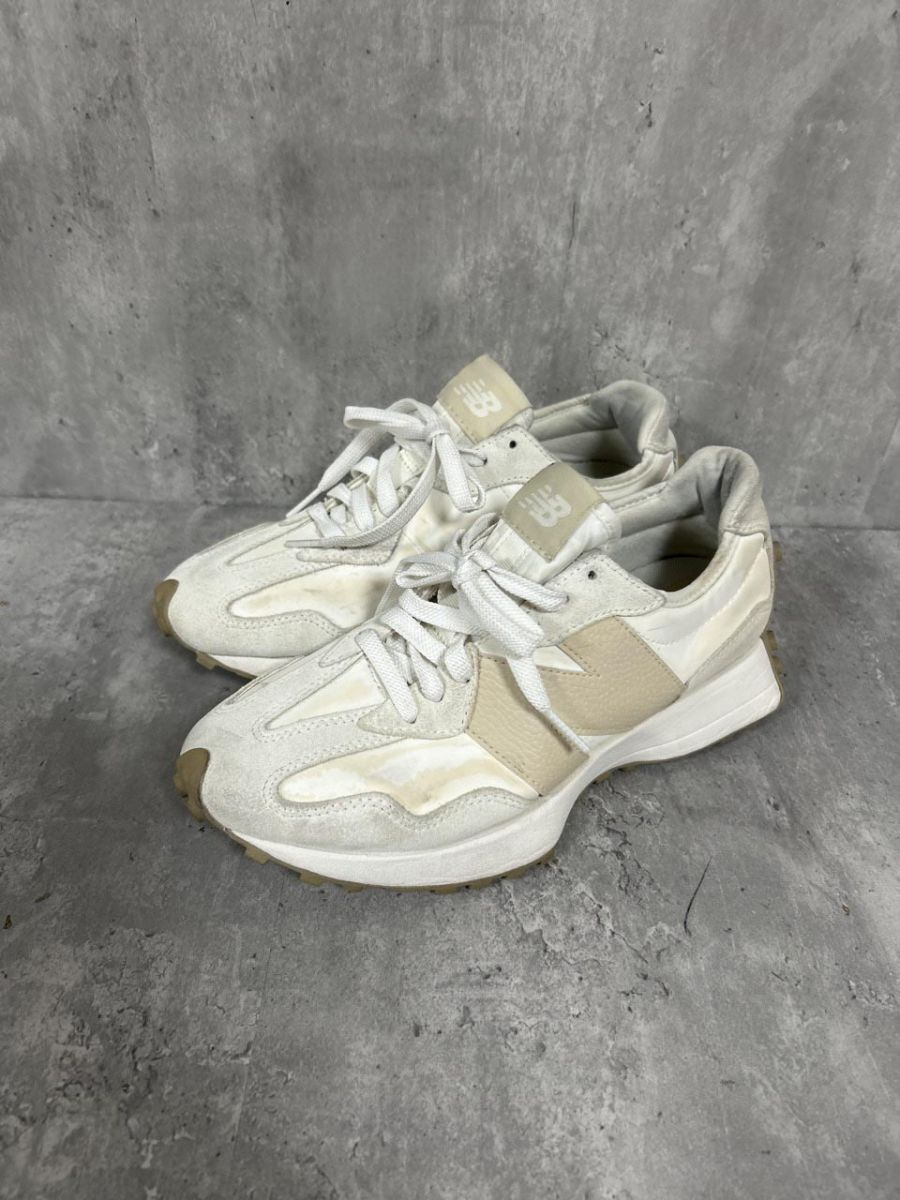 New Balance ニューバランス 327 ローカット スニーカー size25cm/ベージュ ■■ レディース拍卖