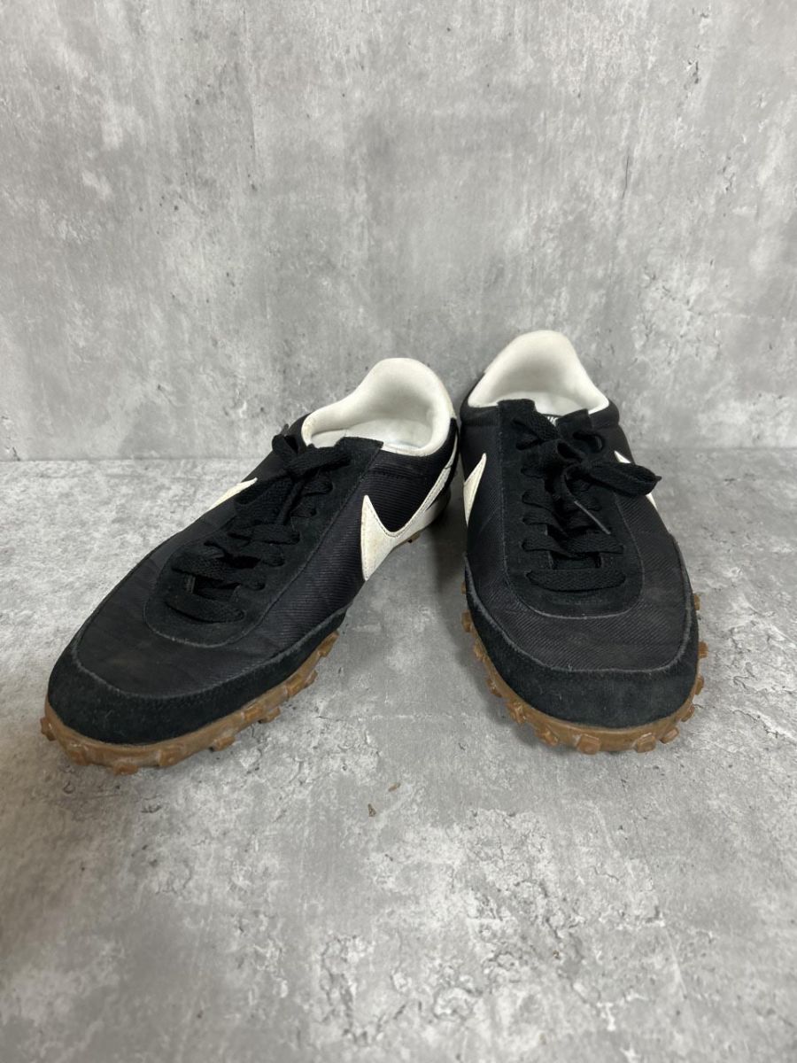 NIKE ナイキ ワッフルレーサー ローカット スニーカー size25cm/黒 ■■◎ レディース レディース拍卖