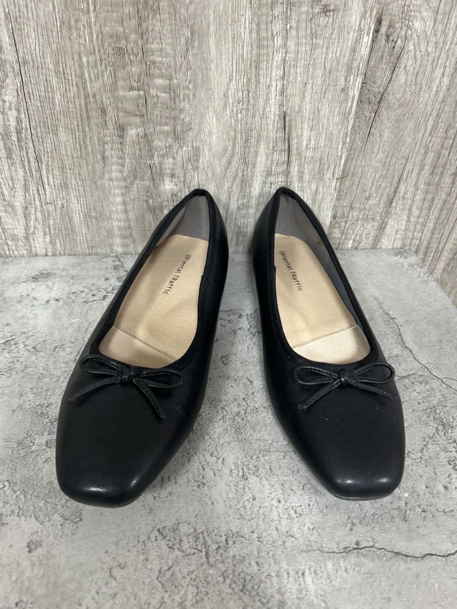 ORiental TRaffic 跳べるパンプス バレエシューズ フラット パンプス size26/黒 ■■ レディース レディース拍卖