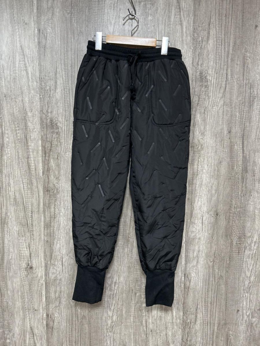 Deux Amour 無地 シンプル タイヤ柄 イージー パンツ sizeM〜L/黒 ◆■ メンズ拍卖