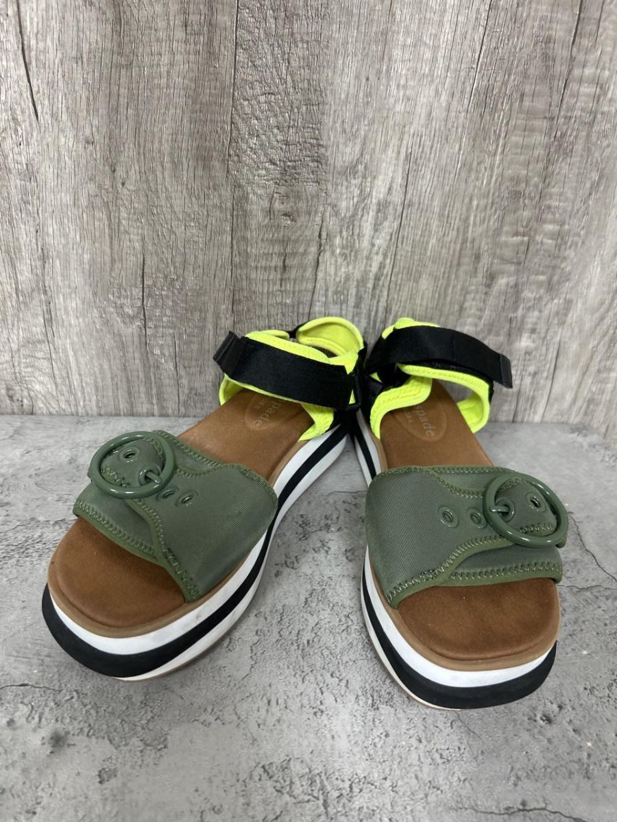 kate spade ケイトスペード スポーツ サンダル size23.5cm/カーキ ■◆◎ レディース拍卖