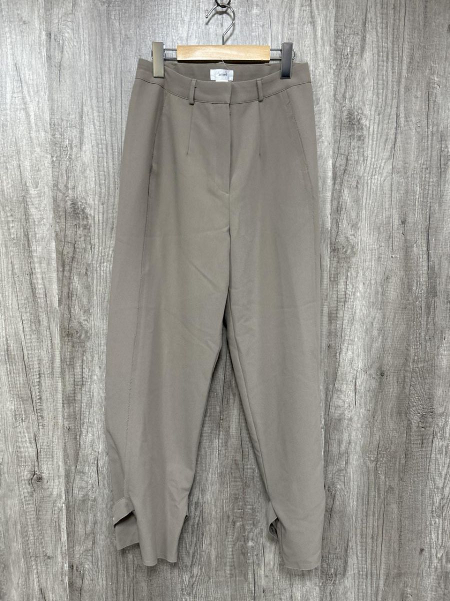 amel デザインパンツ ワイド パンツ sizeF/ベージュ ■■ レディース拍卖