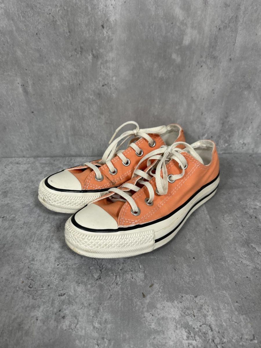 CONVERSE コンバース ALL STAR ローカット スニーカー size22.5cm/オレンジ ■■ レディース拍卖