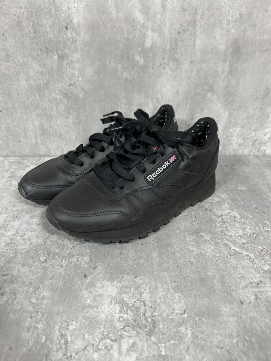 Reebok リーボック クラシック レザー ローカット スニーカー size23.5cm/黒 ■■ レディース拍卖