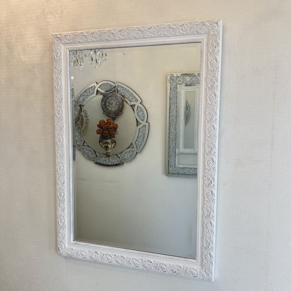 【送料無料!】鏡 壁掛け かがみ 壁掛け鏡 ミラー 姿見 姿見鏡 鏡台 おしゃれ 豪華 安い 北欧 アンティーク調 ウォールミラー 大型拍卖