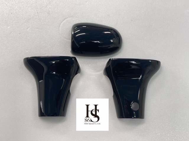 ハイゼットトラック前期 S500P S510P ジャンボ 3Dインテリアシフトレバーカバー3p オートマ車専用 ピアノブラック 拍卖