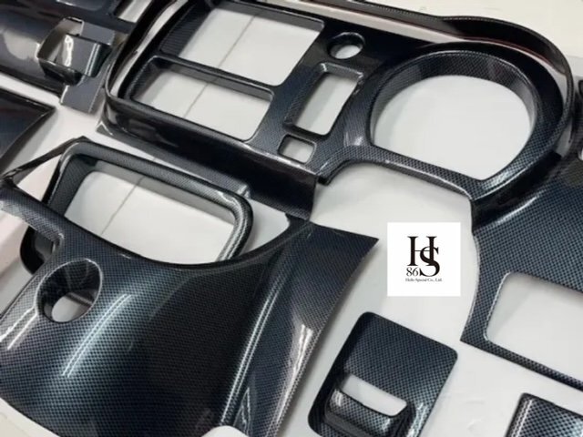 ハイゼットトラック後期 S210P インテリアパネルカバー12p カーボン調 カーボン柄 インテリアパネル 内装パネルカバー 拍卖