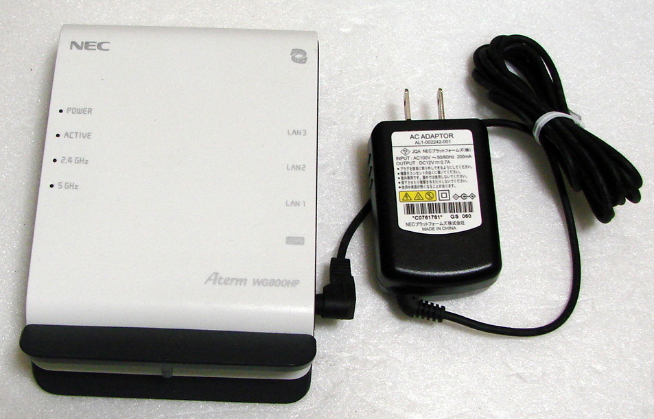 Aterm WG800HP 有線・無線LANルーター 11AC 1000BASE拍卖