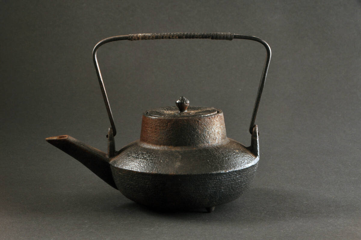 ◇◆ 南部鉄器/ 伝統工芸/ 鉄瓶/ 骨董 /アンティーク/ 煎茶道具古道具 / ・重量約860g◇◆ 拍卖