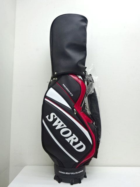 【未使用】KATANA カタナ SWORD スウォード ゴルフ キャディバッグ SWC-27 ブラック 9.0型拍卖