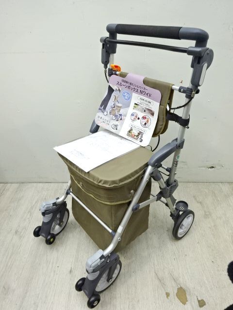 マキテック 展示品 シルバーカー 歩行補助車 キャリースルーンBOX拍卖