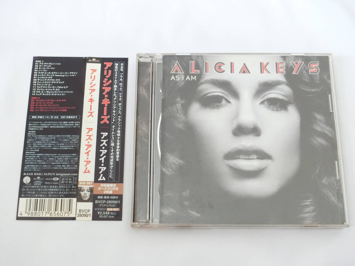 アリシア・キーズ CD 2枚組 アズ・アイ・アム 初回盤限定ボーナスCD付 Alicia Keys/As I Am拍卖