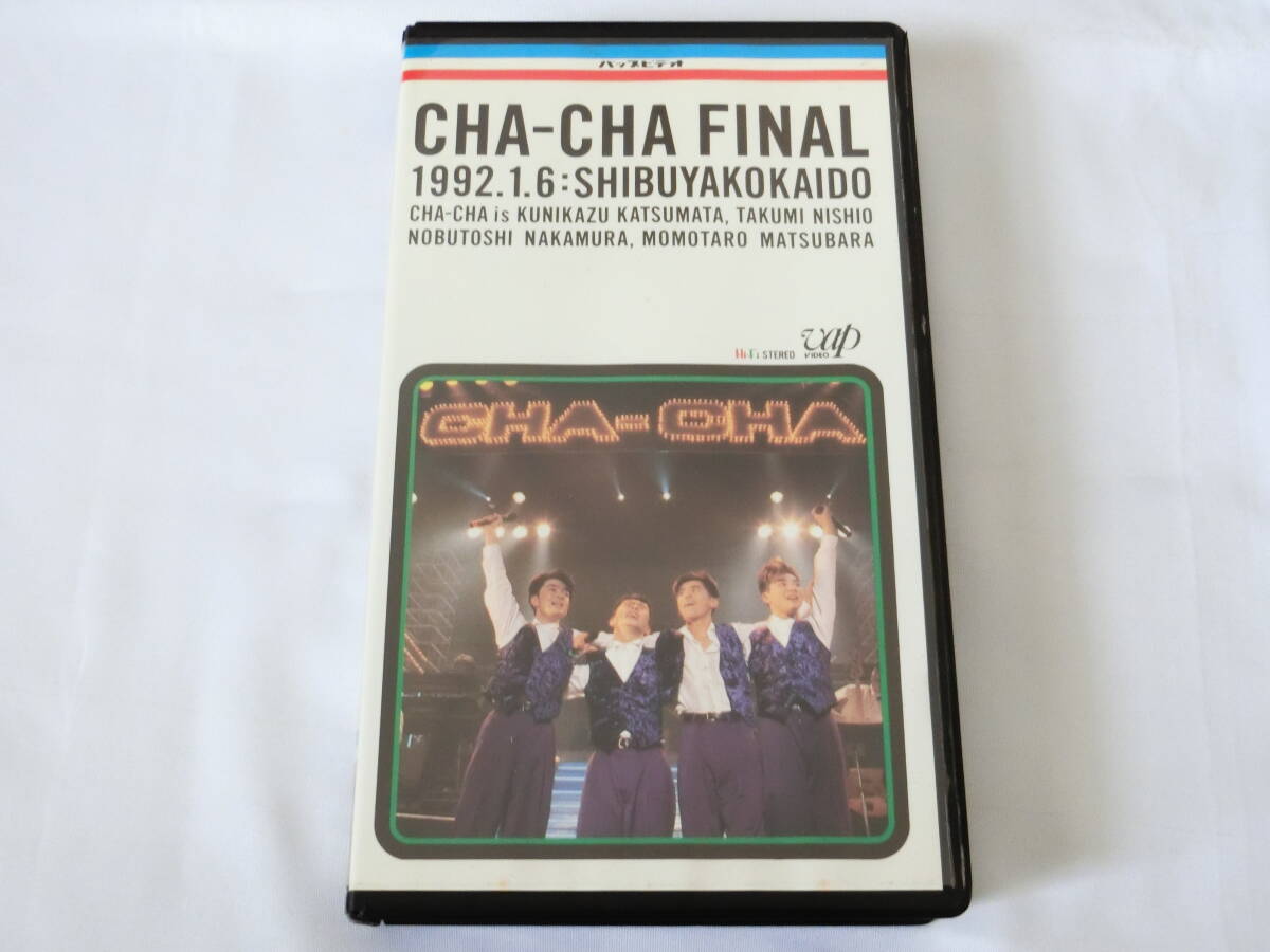 CHA-CHA チャチャ VHSビデオ FINAL ファイナル 1992.1.6 渋谷公会堂 解散コンサート 勝俣州和拍卖