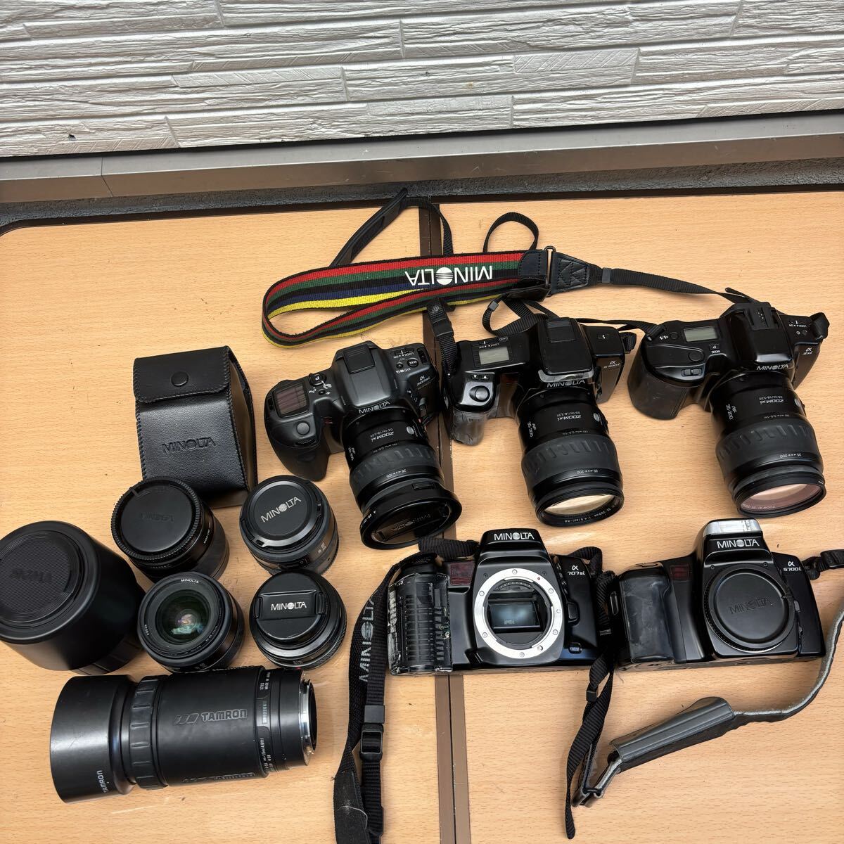 MINOLTA X 303si 5700i 3xi 707si 5700i フィルムカメラ レンズ カメラ SIGMA TAMRON 70-300mm APO MACRO ZOOM xi 35-200 一眼レフ拍卖