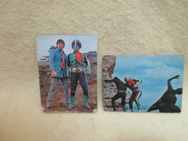 カルビー仮面ライダーカード☆103番、153番拍卖