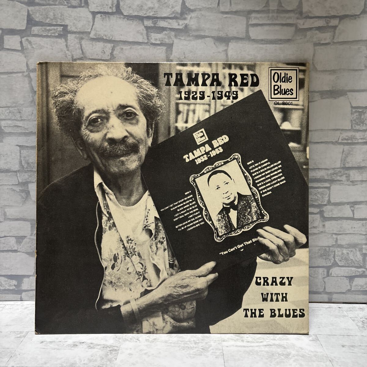 CRAZY WITH THE BLUES/Tampa Red【LP】US盤拍卖
