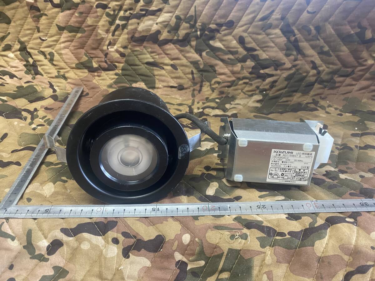 J7249(KOIZUMI) LEDダウンライト AD1155B27-B 24年製 中古品拍卖