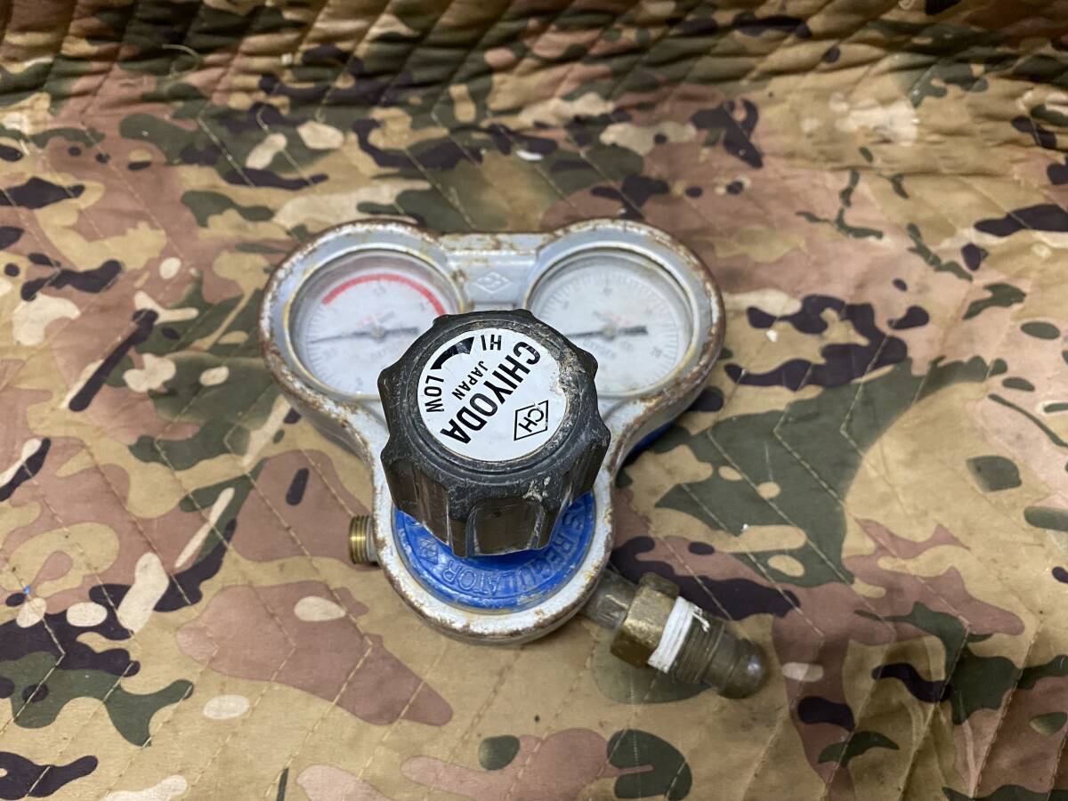 J8001 千代田精機 スタウト 酸素用 S2 最高入口圧力 15.0MPa 圧力調整器 レギュレーター 中古現状品拍卖