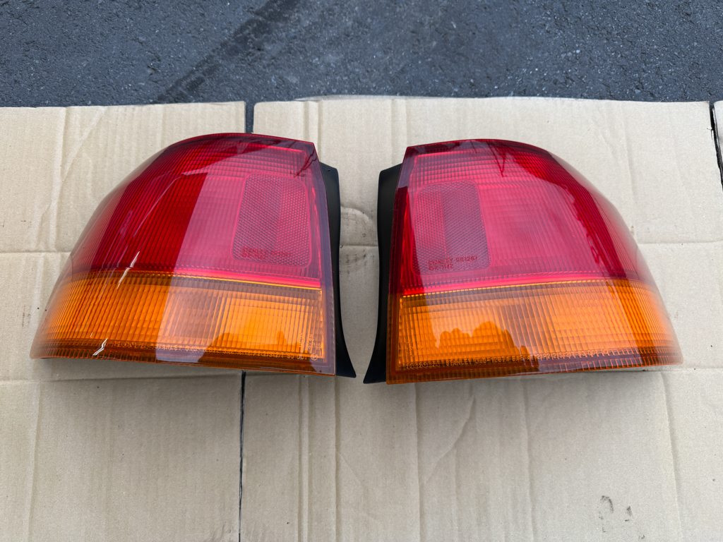 《希少》EK4 シビックフェリオ SI-2 純正 テールランプ 左右セット STANLEY 043-1267R 043-1267L テールレンズ フェリオ EK3 SIR SI2 SIⅡ拍卖