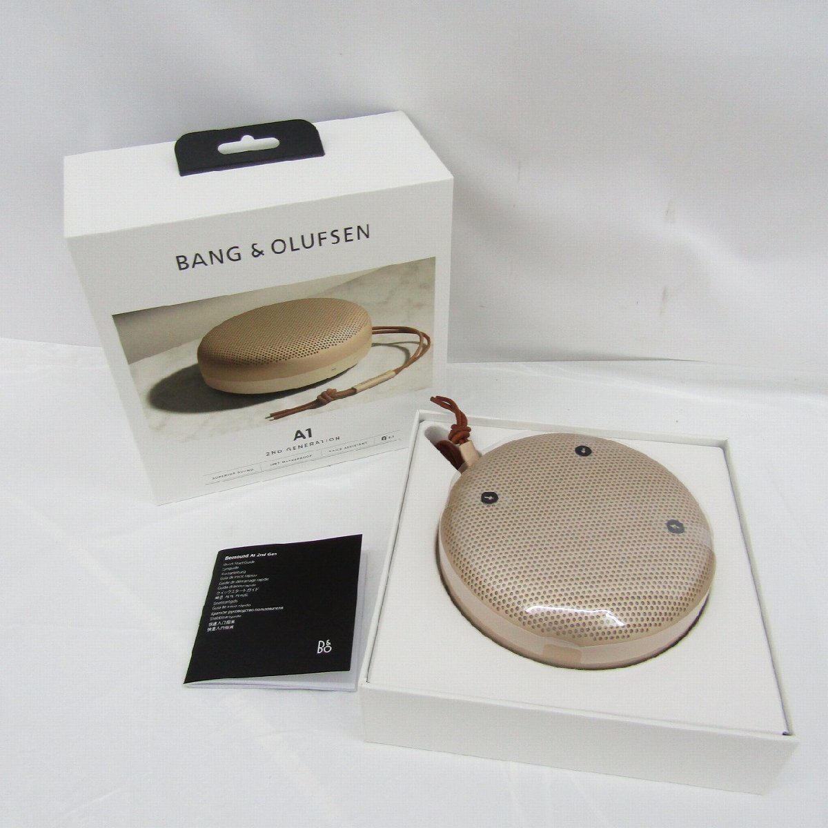 【中古品】BANG&OLUFSEN B&O バング&オルフセン ポータブルBluetoothスピーカー ワイヤレス A1 2ND GENERATION 996153681 1126拍卖