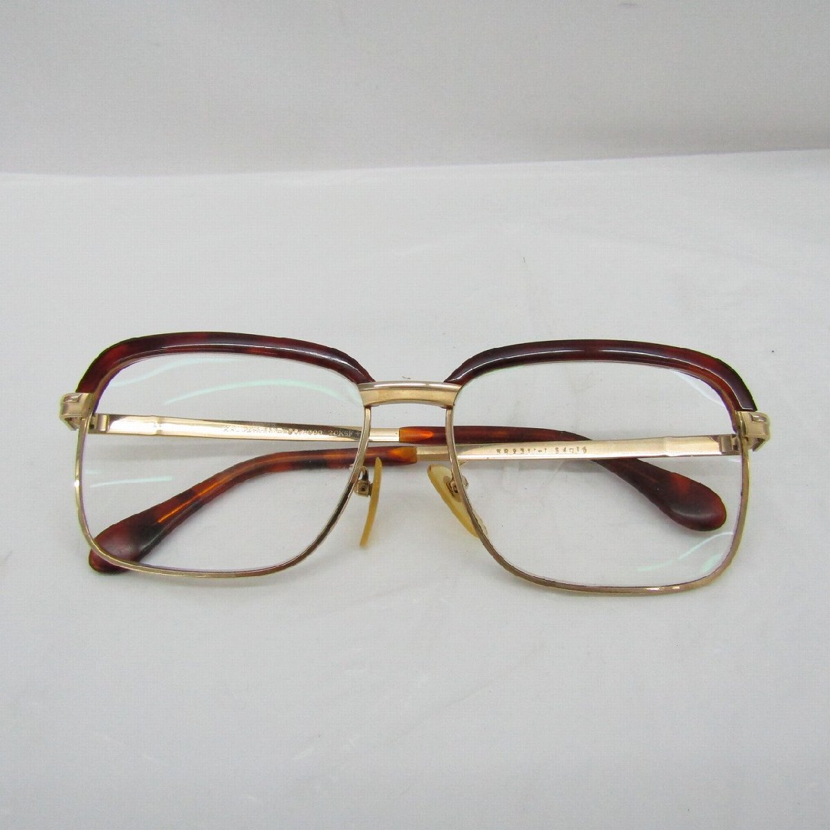【中古品】クルーガーランド メガネフレーム 眼鏡 KRUGERRAND 90/1000 20KGF+EP ※度入り 本体のみ 903345308 1126拍卖