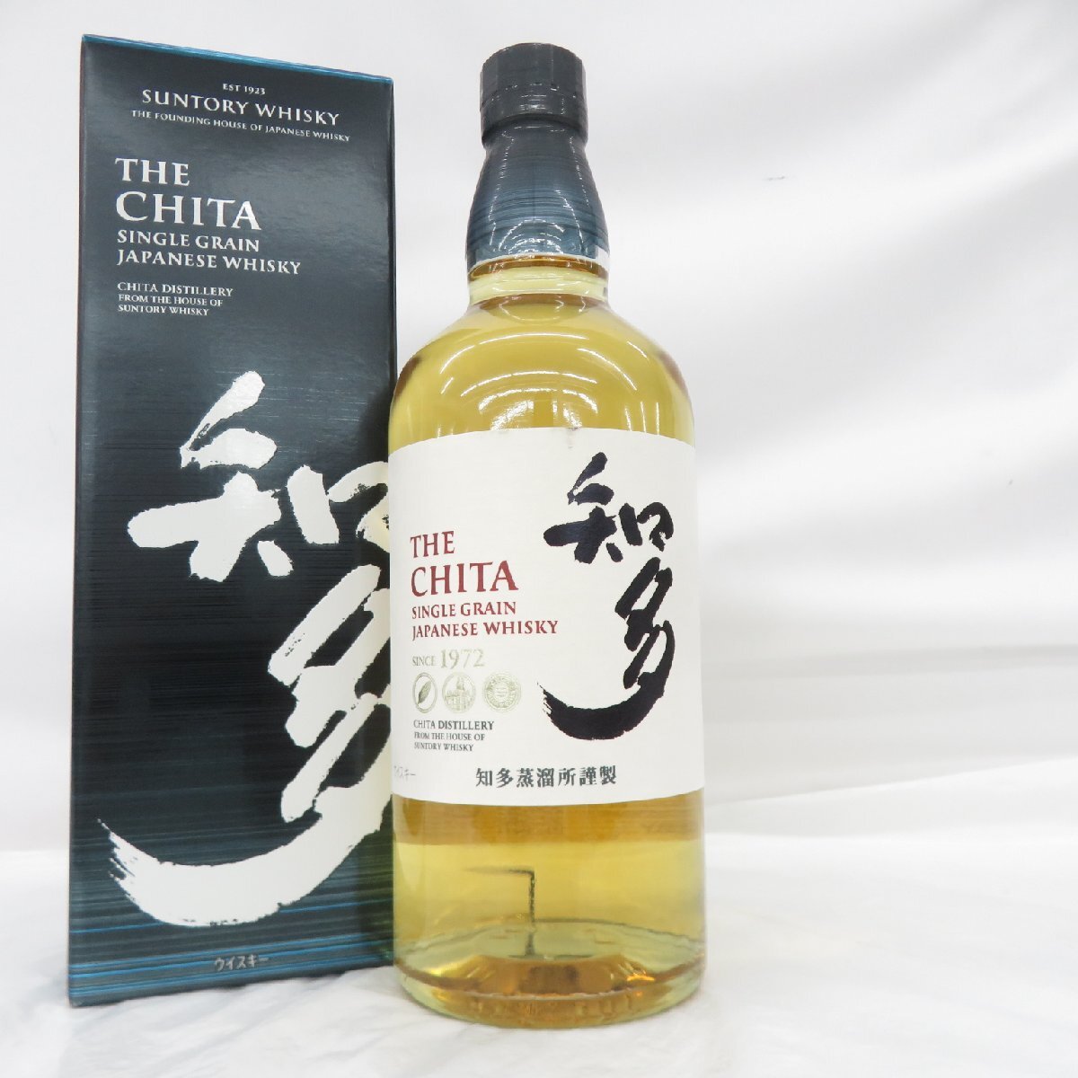 1円~【未開栓】SUNTORY サントリー 知多 シングルグレーン ウイスキー 700ml 43% 箱付 11979257 1127拍卖