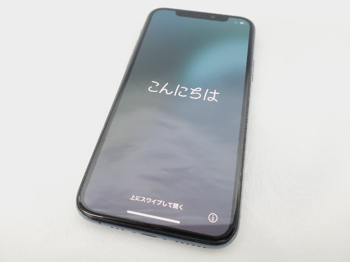 1円~【中古品】SoftBank スマートフォン Apple iPhone11 Pro 64GB MWC62J/A ミッドナイトグリーン ○ ※SIMロック解除済 953185379 1127拍卖
