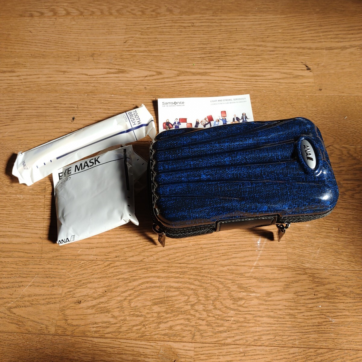 サムソナイト スーツケース型 ポーチ ANA コラボ アメニSamsonite拍卖