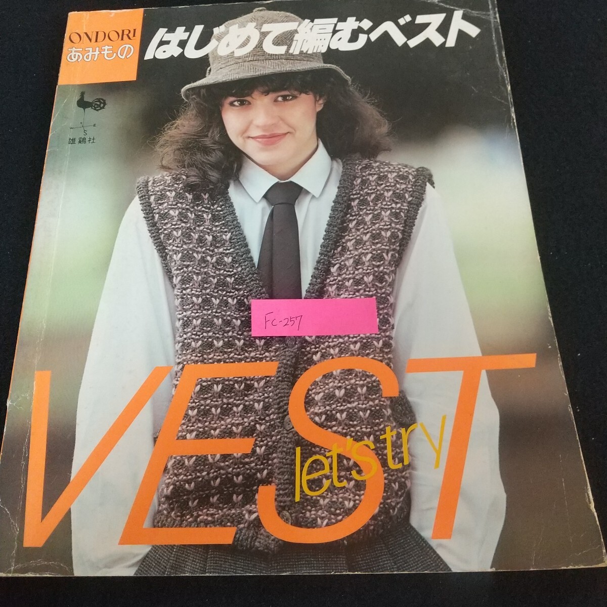 Fc-257/はじめて編むベスト ONDORIあみもの 大神純恵 大坂美枝子 大西厚樹 小原和歌 風工房 河合真弓 菊地かの子/L7/71113拍卖