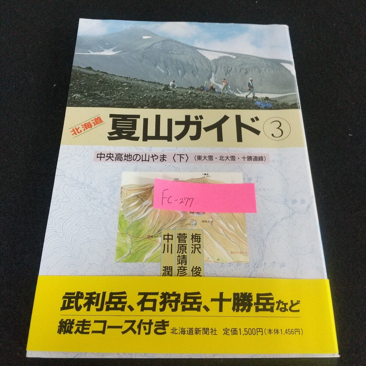 Fc-277/北海道 夏山ガイド 中央高地の山やま 東大雪 北大雪 十勝連峰 梅沢俊 菅原靖彦 中川潤 縦走りコース付き/L7/71114拍卖