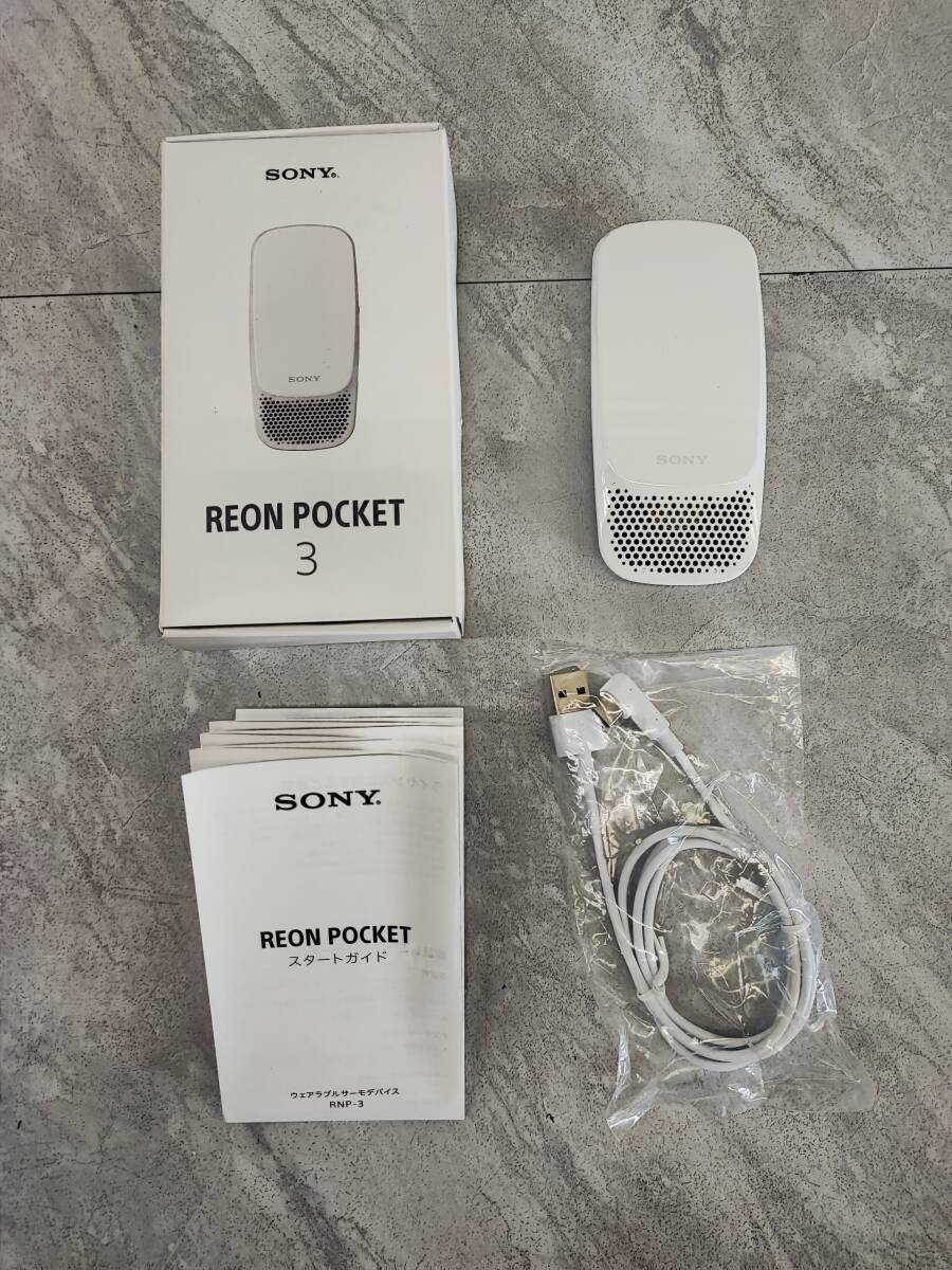 ★◆【USED】SONY REON POCKET3 ウェアラブルサーモデバイス RNP-3 箱60サイズ拍卖