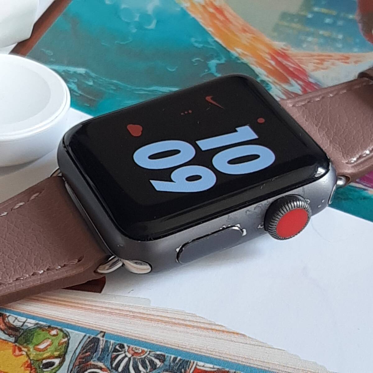 バッテリ97% NIKE アップルウォッチ S3 38mm Apple Watch KBB05拍卖