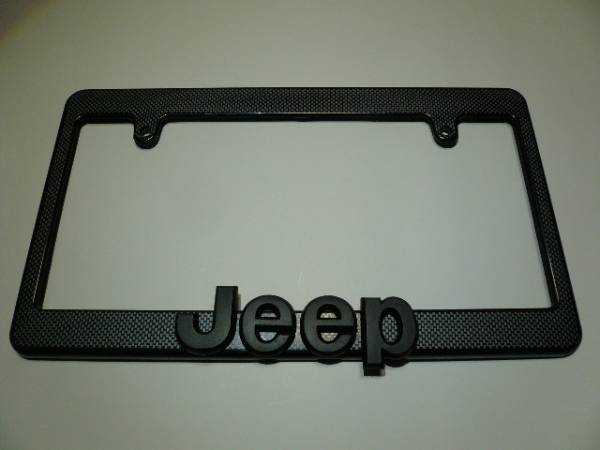 JEEPナンバーフレーム ラングラー チェロキー コンパス レネゲード グランドチェロキーパトリオット コマンダーYJ TJ JK JL クライスラー拍卖