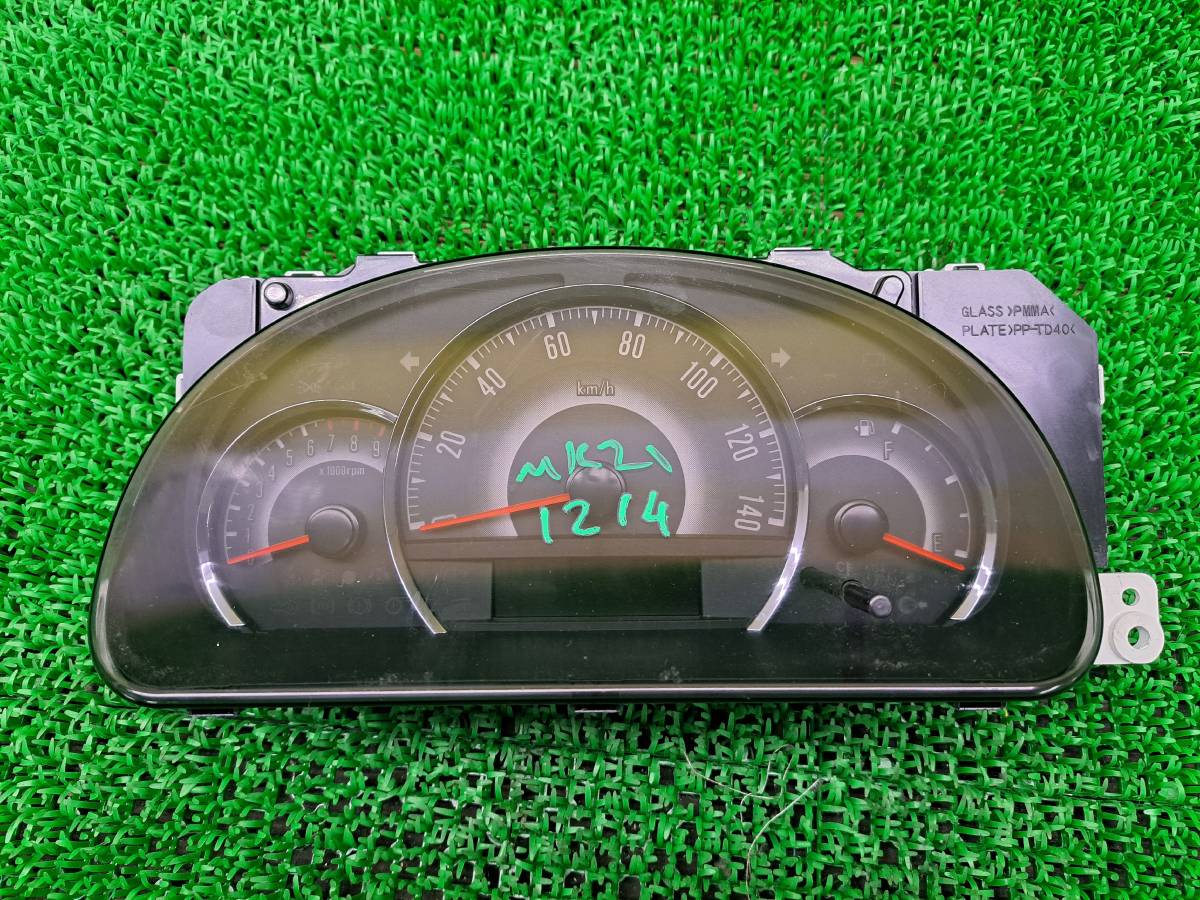 1214 スズキ パレット MK21S 純正 スピードメーター スピードメーターパネル 速度計 走行距離不明拍卖