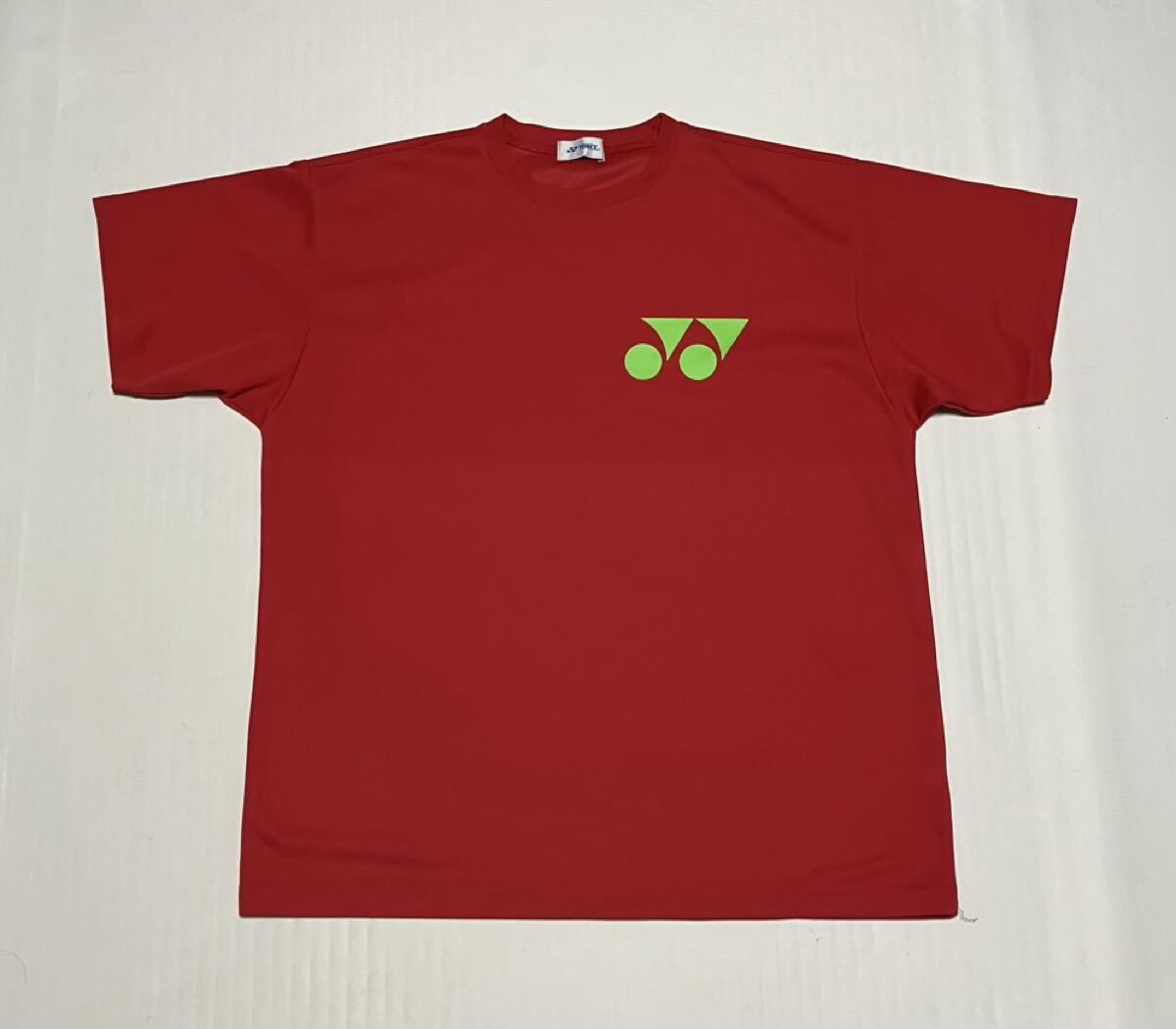 ヨネックス 半袖 Tシャツ 赤 ユニセックスLサイズ テニス バドミントン拍卖