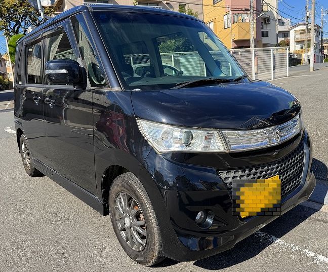★☆車検あります すぐ乗れる パレットSW ブラック パワスラ スマートキー 社外アルミ☆★拍卖
