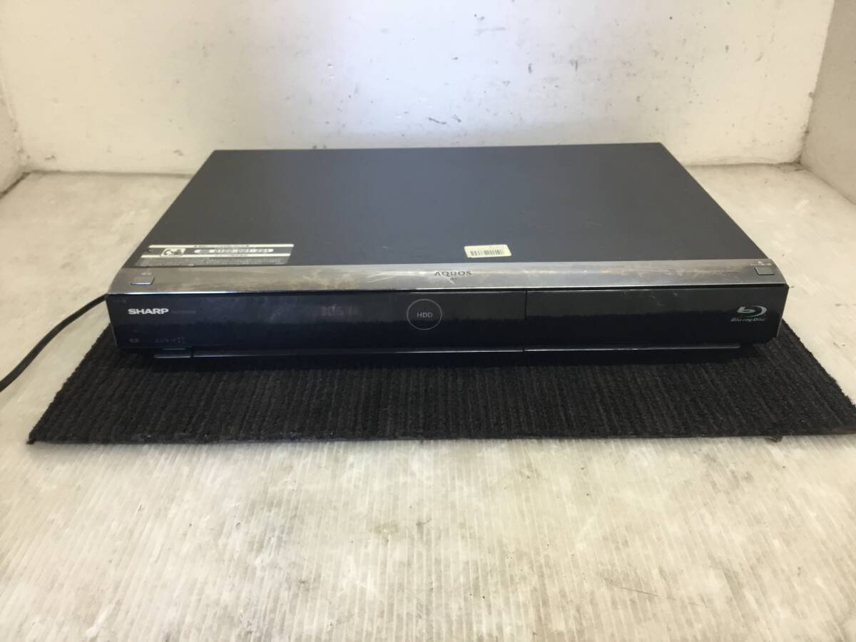 △ y ④ 岐阜発/ シャープ/ ブルーレイディスクレコーダー/ BD-HDW43/ 2010年製/ B-CAS付き/ 通電のみ確認/ 現状品/ R7.11/1 △拍卖