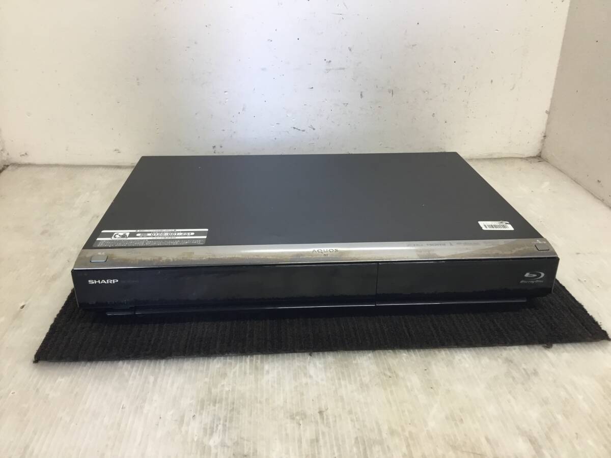 △ y ② 岐阜発/ シャープ/ ブルーレイディスクレコーダー/ BD-HDW43/ 2010年製/ B-CAS付き/ 通電のみ確認/ 現状品/ R7.11/1 △拍卖