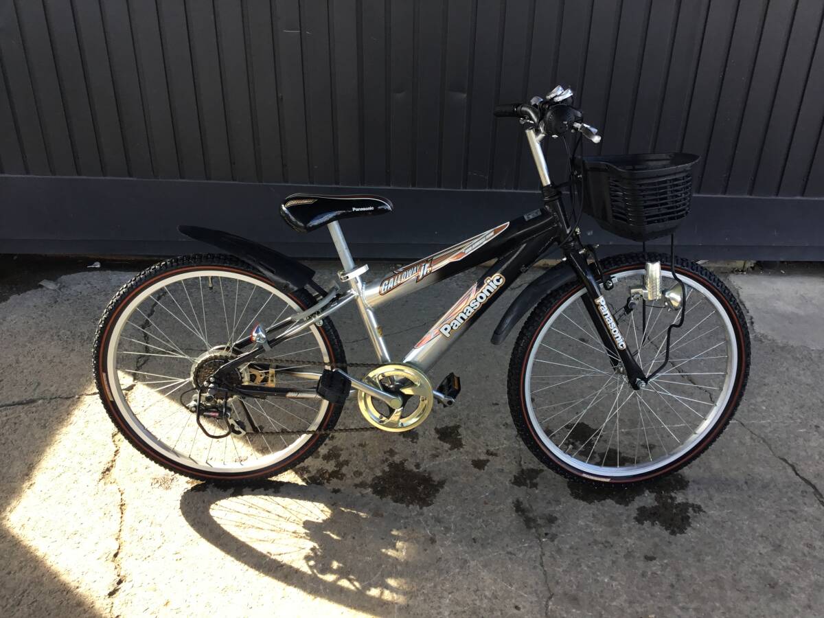 △ y 岐阜発/ パナソニック/ GALLOWAY jr./ 子供用自転車/ 24インチ/ 6段変速/ キッズマウンテンバイク/ 走行確認/ 現状品/ R7.11/6 △拍卖