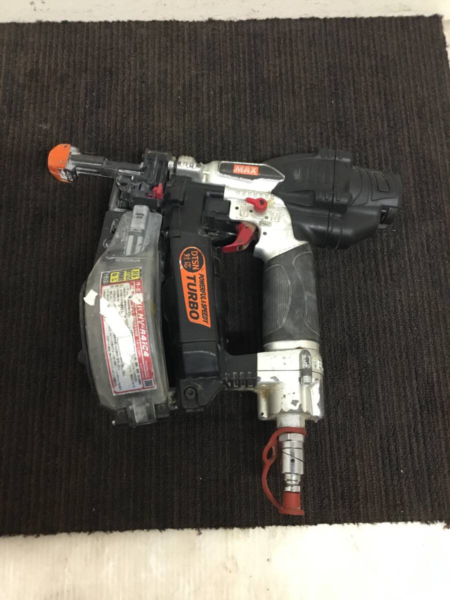△ y 岐阜発/ MAX/ エアーネイルタッカー/ 釘打ち機/ 大工道具/ ジャンク/ 動作未確認/ 現状品/ R7.10/31 △拍卖