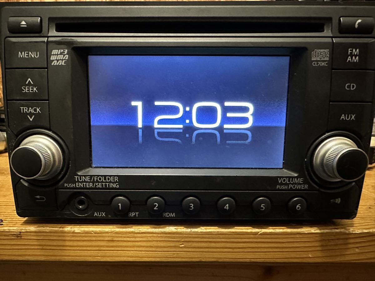 スズキ 純正 オプション CD PS-3285J-B オーディオ カーオーディオ AUX USB CDプレーヤー拍卖