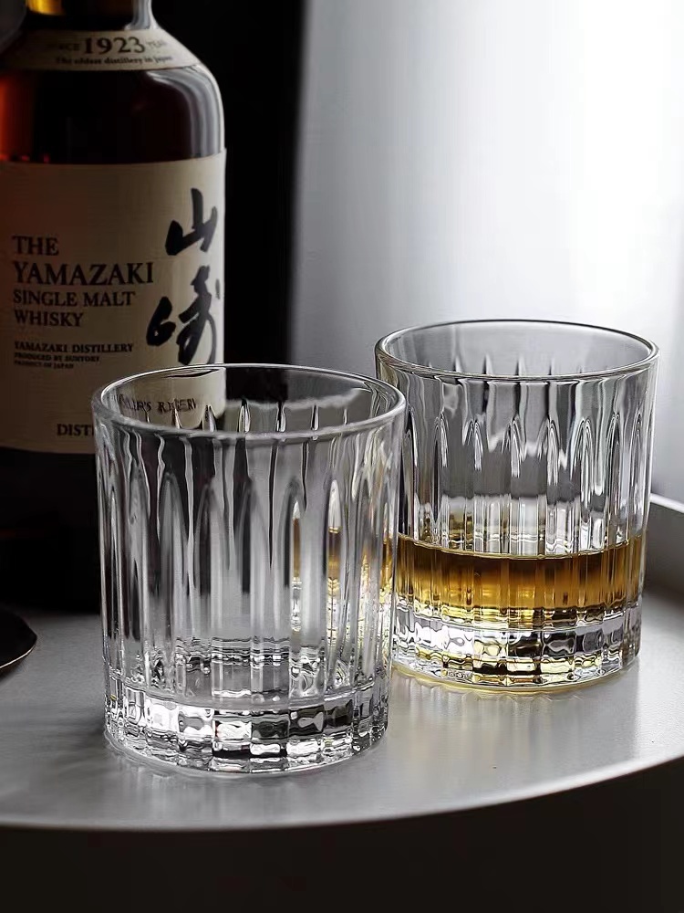 ウイスキーグラス ロックグラス ブランデーグラス クリア グラス クリスタルグラス ビアグラス ショットグラス 2個セット拍卖