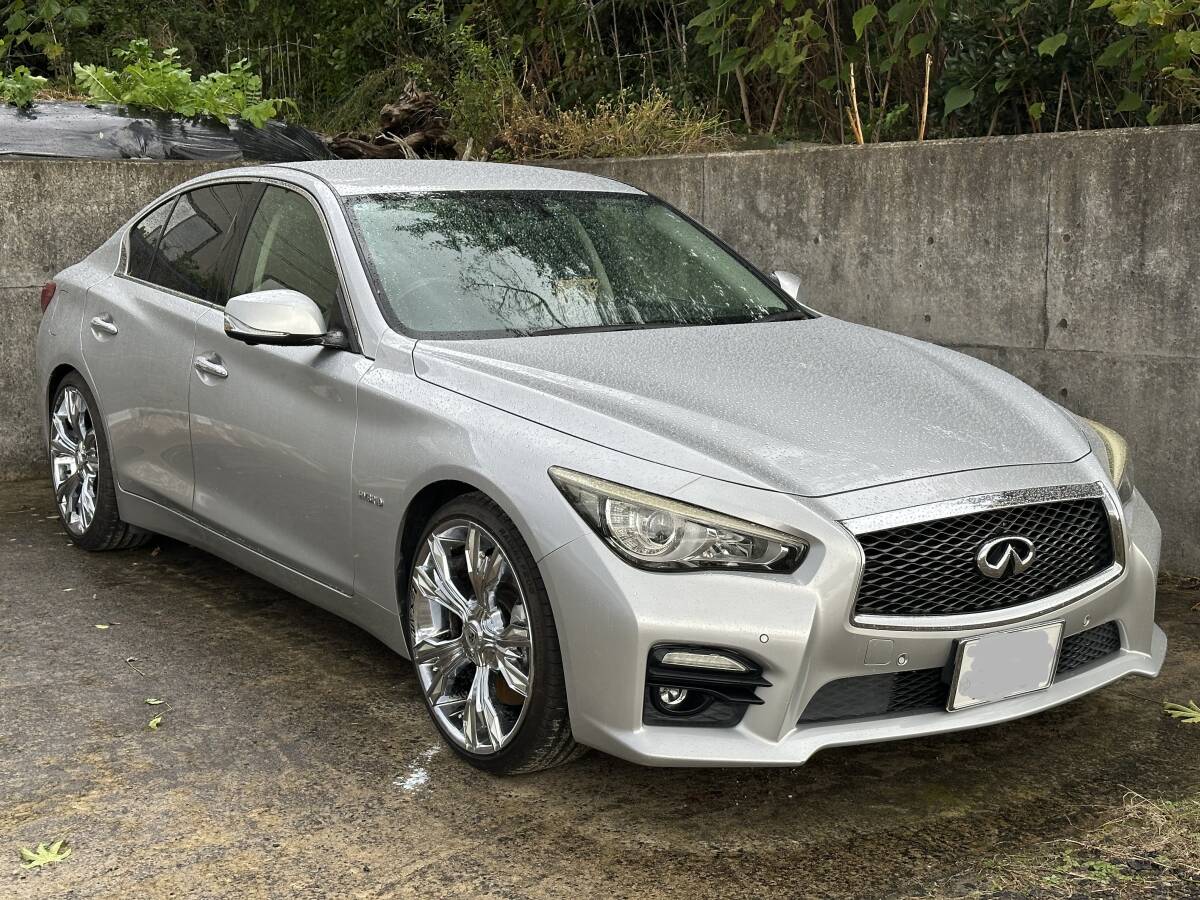 1万円スタート スカイライン350GTハイブリッド / タイプSP / 車検R9年8月まで / 20インチアルミ拍卖