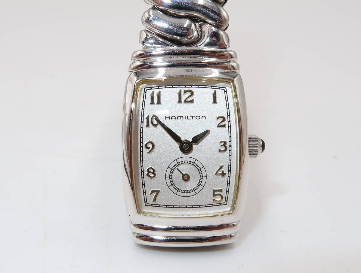 ★☆HAMILTON ハミルトン 6247 ベントン SS クオーツ レディース腕時計☆★拍卖